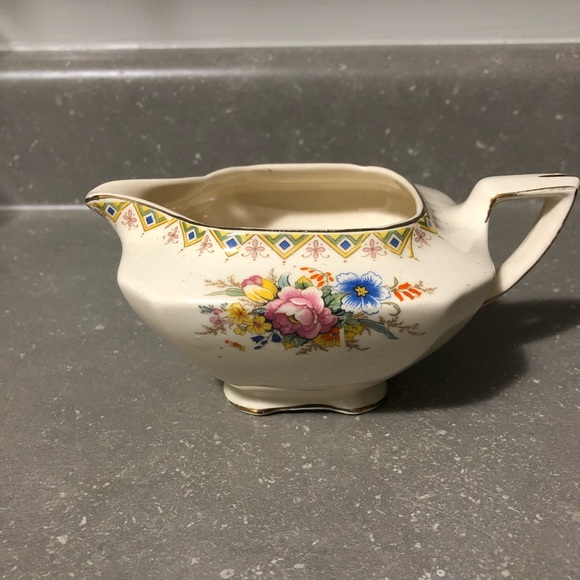 🇬🇧JOHN MADDOCK&SONS LTD, MADE IN ENGLAND, IVORY WARE, VINTAGE CREAM AND SUGAR. - Picture 7 of 16